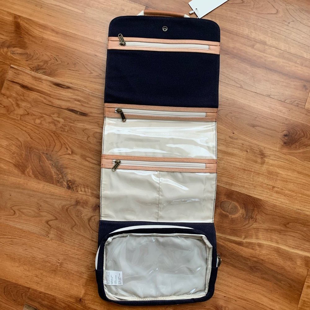Birdling Navy Tote Bag with White Handles - Picture 5 of 7